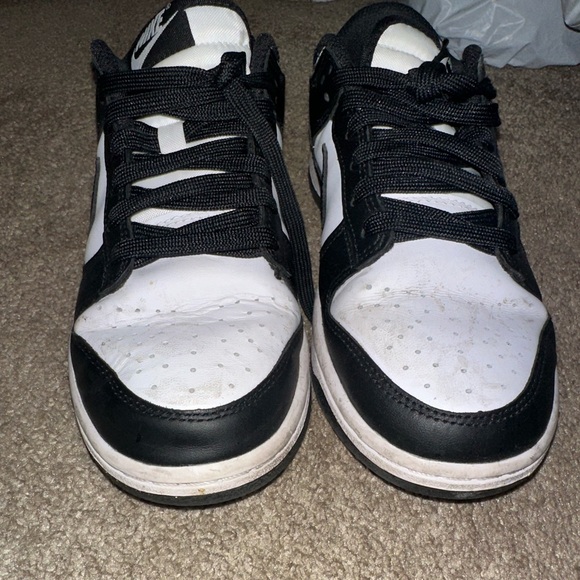Womens Dunk Low Black/White - Picture 14 of 16